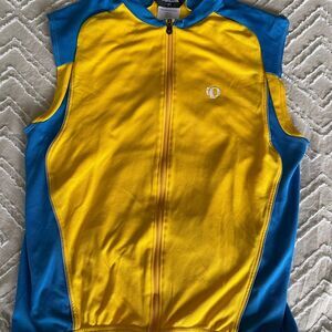 Pearl Izumi Blue and Yellow Cycling Jacket